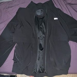 Figs Women Black Fionlite Sydney Scrub Jacket size M